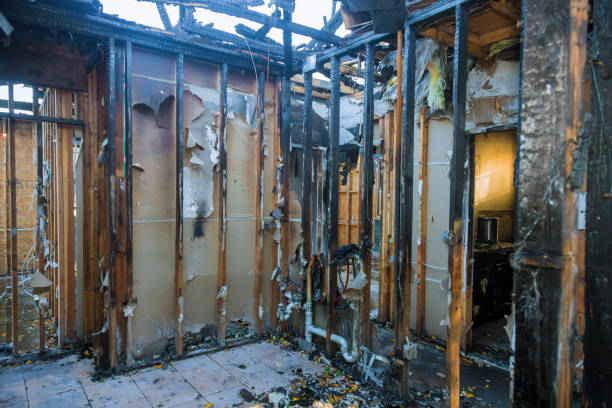 Professional Fire Damage Removal technician working in Bedford Heights, OH